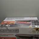 BLACK+DECKER TO3250XSBD 8-Slice Extra Wide Convection Countertop Toaster Oven, Includes Bake Pan, Broil Rack & Toasting Rack, Stainless Steel/Black