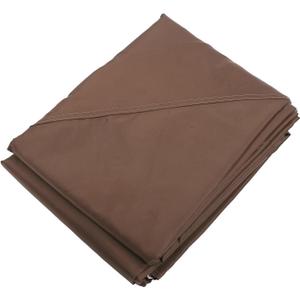 Zerone 10x10FT Canopy Replacement Top, Outdoor Garden Gazebo Tent Cover with Air Vent for Patio Camping Picnic Sun Shade, Wide Application with Attention Size for Straight Leg Frame (Coffee)