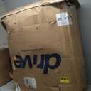 Drive Medical Blue Streak Lightweight Foldable Wheelchair - Enhanced Mobility Support - Durable Construction - Padded Comfort - Swing-Away Leg Rests - Desk Arms - Blue/Black - 18 Inch Seat