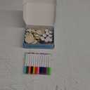 Worgree DIY Wooden Magnets, 36 pcs Wooden Art Craft Supplies Painting Kit for Kids Party Favors for Boys Girls Ages 4-8 8-12 Birthday Easter Crafts Gifts Toys Basket Goodie Bag Stuffers