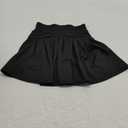 Zaclotre Girls Tennis Skirt with Shorts Pleated Back Kids Golf Skort Workout Running Sports Athletic Skirt with Pockets Black 2XS