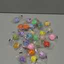 30 Pack Round Squishy Balls - Bulk Stress Balls for Anxiety & Kids, Filled with Foam Particles | Squishy Squeeze Toys for Stress Relief, Sticky Balls for Ceiling, Fidgets for Classroom