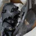 Headlight Assembly fit for 2011+ Hino 238 258 268 338 Truck Left Driver and Right Passenger Side Black Housing Headlamp (with LED,Lens) (Pair)