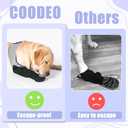 COODEO Dog Socks to Prevent Licking Paws, Healing Boots & Paw Protectors with Non-Slip Bottoms for Wound Protection, Waterproof Sleeve Shoes for Licking Grey XL_Right