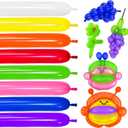 260 Balloons for Twisting Balloon Animal,Long Skinny LatexBalloons for Modelling,Magic Balloon Animal Kit for Weddings Birthdays Party decoration,100Pcs,Multi