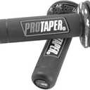 '7/8'' Motorcross Handle Grips Dirt Bike 22mm 24mm Truster Grips Motorcycle Ergonomic Bar End Non Slip Grip Gel Gep Scooter Cruiser Racing Mountain' (Pro taper, Black Grey)