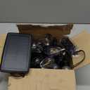 addlon 54FT(48+6) Solar String Lights Outdoor Waterproof with USB Charging & Remote Control - Dimmable Solar Power Patio Lights with LED Bulbs for Porch, Garden, Yard, Market, Bistro - Last for 20+Hrs