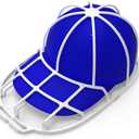 Hat Washer Cage for Washing Machine - Baseball Cap Cleaner Rack, Ball Cap Washing, Dishwasher Safe, Perfect for Cleaning and Protecting Hats in Dishwasher (White 1 Pack)