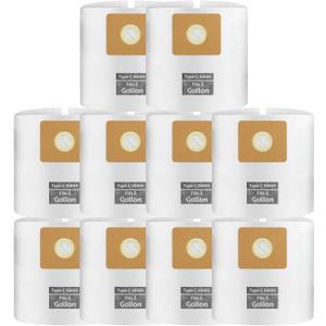 10 PCS Bundle Set 3 Gallon Vac Bags, ALYYDBG Type C 90669 9066900 9066933, All Around Vac Filter Bags