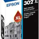 EPSON 302 Claria Premium Ink High Capacity Photo Black Cartridge (T302XL120-S) Works with Expression XP-6000, 6100