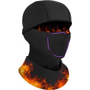 Balaclava Ski Face Mask for Men Women-Breathable Winter Cold Weather Gear Thermal Shiesty for Skiing Motorcycle Outdoor Work (Black)