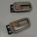 Gledewen Interior Door Handles W/Bezel (Pair), Compatible with Toyota Tundra 2000-2006, Beige, Front Left Driver & Right Passenger, 692050C010B1,692060C010B1 Inside Handle Door Part