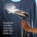 Conair Handheld Garment Steamer for Clothes, Turbo ExtremeSteam 1875W Fabric Steamer, Portable Handheld Design, Strong Penetrating Steam, Black