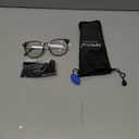 Gaoye Blue Light Blocking Glasses, Retro Round Eyewear Frame Anti Eyestrain Computer Glasses for Women Men (Tea Leopard/Transparent Lens)