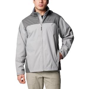 Columbia Mens Glennaker Lake II Rain Jacket (Medium, Columbia Grey/City Grey)