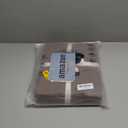 MooMee Bedding Sheet Set 100% Cotton Linen Like Textured Breathable Durable Soft Comfy (Solid Cocoa Brown, Queen)