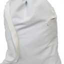 White Laundry Bag 22"x28" with Shoulder Strap - Made in USA