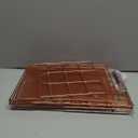 OPNICE 4-Tier Paper Organizer with Magazine Holder, Desk Organizers and Accessories, Office Desk Accessories & Workspace Organizers, Desktop File Organizer for Office Supplies Storage, Rose Gold (15" x 8.8" x 9.4")