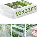 10x33Ft Garden Netting, Ultra Fine Mesh Netting, Plants Cover Pest Barrier Bird Net