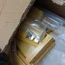 ARTAWEIN Onion and Potato Storage Bin Box Farmhouse Fruit and Vegetable Storage Small Food Kitchen Pantry Cabinet for Snack Large Bread Box for Homemade Bread Black Potato Bins