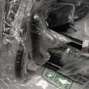 QcoQce 12 Pack Garage Hooks Heavy Duty, Wall Mount Utility Hooks with Extension Cord Straps, Anti-Slip Coating for Bike, Ladder, Hose, Garage Organization, Includes Screws (Black)