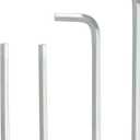 MOUNT 21PCS Long Arm Hex Key Set, Cr-V Alloy Steel, Hinged Carry Case for Easy Organization, Metric/SAE Sizes, Tool Kit for Home & Vehicle Maintenance