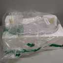 Elevated Slow Feeder Dog Bowls - Ceramic Food and Water Bowl Set with Stand - Raised Pet Dishes for Small and Medium Sized Dogs (White)