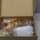 Sliner 21 Pack Birthday Shot Glasses Bulk Unbreakable 1.4 oz Cheers to 45 Years Shot Glass Thick Base Mini Clear Plastic Wine Glass Anniversary Favors for Guests Birthday (Silver, Gold, 45th)