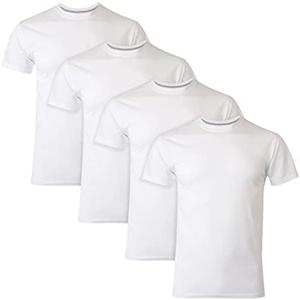 Hanes Ultimate Men's Fresh Iq Slim Fit Crew Undershirt, 4-Pack M