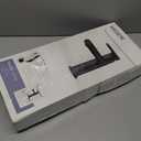 Moen Meena Matte Black One-Handle Single Hole Modern Bathroom Sink Faucet with Optional Deckplate and Drain Assembly, 84794BL