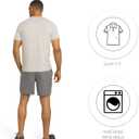 Motion Men's Slim Fit Tee Active Performance and Everyday Super Soft Stretchable T-Shirt (S-XL) (L)