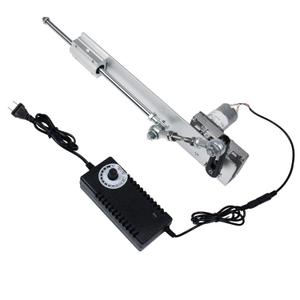 XUNKUNE DC24V DIY Reciprocating Cycle Linear Actuator, Adjustable Telescopic Motor with Speed Controller Regulation Adapte,5-25kg Thrust,Stroke: 2-8cm, Speed 45rpm