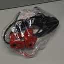 PRO BIKE TOOL Bike Wall Mount - Horizontal Indoor Bike Rack for 1 Bicycle - Bike Rack for Garage - Safe and Secure Bike Hook for Road, Mountain or Hybrid Bikes - Bike Hanger, Bicycle Storage (Red)