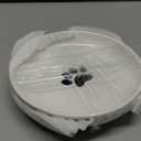 Ceramic Cat Food Bowls - 2 Pack Shallow Plates for Wet Food, Whisker-Friendly Feeding Dish with Non-Slip Silicone Base, Microwave & Dishwasher Safe for Indoor Cats & Kittens