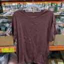 Huukeay 3 Pack Women's Maternity Shirts Loose Fit Pregnancy Tunic Tops Split Side Casual Summer Oversized Pregnancy Clothes, Size M