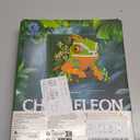 Chameleon Animal 3D Wall Art Micro Mini Building Blocks Set, Unique Home Wall Decor or Table Display, No Compatible with Lego, Ideal Gift Toy for Adults & Boys Girls 14+ (1376 PCS)