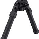 CVLIFE Tactical Rifle Bipod for Rifle Designed to Mount to Sling Swivel Stud, Made of Aluminum and High-Strength Polymer with Adjustable Height and Angle, Solid and Stable for Hunting and Shooting
