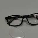 Distance Nearsighted Glasses Men, Square Near Sighted Myopia Eyeglasses, See Far Vision Lightweight Glasses (Black)
