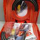 Carrera Speed Arena Disney Pixar Cars - Portable Slot Car Race Track Includes 2 Cars Lightning McQueen and Dinoco Cruz - Battery-Powered Beginner Toy Racing Set for Kids Ages 3 Years and Up