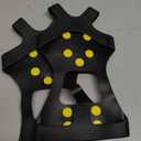 Aliglow Ice Snow Grips Over Shoe/Boot Traction Cleat Spikes Anti Slip Footwear (Small (3-5MEN/ 5-7WOMEN))