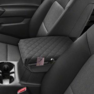 SXCY 2023 2024 Chevy Colorado Armrest Cover 2023 Colorado Center Console Cover for 2024 Chevrolet Colorado LT/WT/TRAIL BOSS/Z71/ZR2 Accessories Armrest Console Pad Colorado Console Cover(with Pockets)