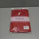 Missufe Women's V Neck Ruffle Short Sleeve Bodycon Summer Casual T Shirt Dress (S)