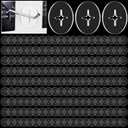 Threehoney 300 PCS Inventory Control Clips Peg Hook Stoppers, 1" Diameter Fits Plastic or Metal Hooks, Peg Stoppers Organizer Pegboard Accessories for Product Display Control Keep Merchandise