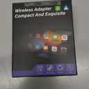 2026 Wireless CarPlay Adapter for iPhone & Android Mini CarPlay Converts Wired to Wireless for CarPlay & Android Auto, Plug & Play, Auto-Connect, Stable Connection for iOS 10+ Marine Stereos