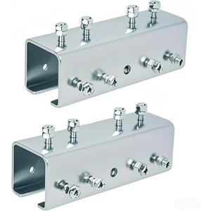 2 PCS Strut Channel Connector Extend Bracket,3.1mm Thickness U Shaped Splice Connector Joiner Extend Mounting Bracket Connection for 1-5/8" Wide 1-5/8" Height Strut Channel 2 PCS Strut Channel Connector Extend Bracket,3.1mm Thickness U Shaped Splice Connector Joiner Extend Mounting Bracket Connection for 1-5/8" Wide 1-5/8" Height Strut Channel