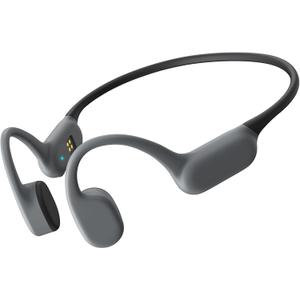Bone Conduction Headphones, Bluetooth 5.4 Open Ear Headphones Wireless with Mic,IPX6 Sport Headphones for Running(Grey)