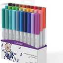 CRAFT WORLD 0.4 Tip Fine Point Pens for Cricut Maker 3/Maker/Explore 3/Air 2, Ultimate Fine Point Pens Set of 30 Pack Assorted Tools Accessories Writing Drawing Pen Compatible with Machine (Multicolor)