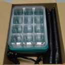 6-Pack Seed Starter Trays with 10"x20.75" Seedling Heat Mat for Indoor Home Gardening Seed Starting, 72-Cell Seed Starter Kit with Humidity Dome(12 Cells per Tray), MET Certified