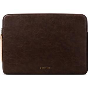 Comfyable Slim Protective Laptop Sleeve Compatible with 13/14 Inch MacBook Air & MacBook Pro M5/M4/M3/M2 Pro/Max 2026, Mac Travel Case, Laptop Pouch, Slim PU Leather Cover, Briarwood