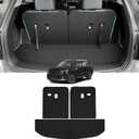 Mixsuper Cargo Liner for Kia Sorento 2021-2024 2025 2026, All Weather Trunk Mat Backrest Mat TPE Back Seat Cover Protector for Sorento Accessories